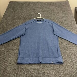 Stio Sweatshirt Mens M Blue Polyester Fleece Crewneck Outdoor Gorpcore Style